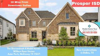 William Ryan Homes Shenandoah II Model Home - Aster Park, McKinney TX | Top Realtor in Texas