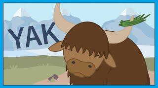 Yak Song - Fun Animal Song For Kids │ Smiley Rhymes