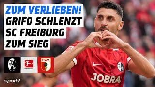 SC Freiburg - FC Augsburg | Bundesliga Tore und Highlights 7. Spieltag