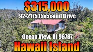 SOLD! Offered at $315,000. 92-2175 Cocoanut, Ocean View, Hawaii Real Estate - MLS#712791