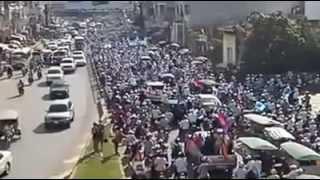 Sam Rainsy-kem Sokha Election In Cambodia- CNRP-Party 16.05.2014-Cambodia Today