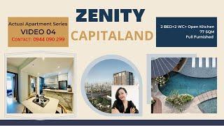 ZENITY - CAPITALAND - 2BED 77SQM - FOR SALES/RENT 0944090299 #zenity #linhcaohomes #capitaland #bds