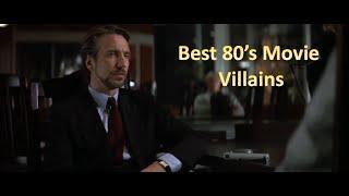 Best 80's Movie Villains - Bad Guys [Compilation] how many can you name?