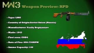 MW3: Gun Information - RPD | Episode 4 | by 1tomread1
