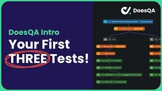 Your First THREE Tests in DoesQA