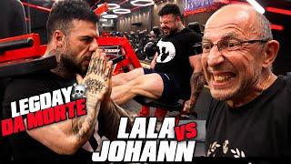 JOHANN VS LAÉRCIO | TREINO DE PERNAS ÉPICO *ÊNFASE NO QUADRÍCEPS*