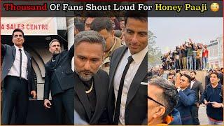 Honey Singh Makes GRAND ENTRY In Delhi || Fans Gone CRAZY  Honey Singh ROCK 