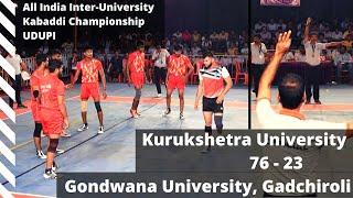 Gulia brothers of Kurukshetra Uni. thrashes Gondwana Uni. team at University Nationals | Full match