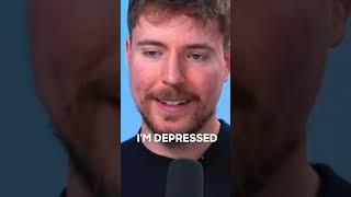 IS MR BEAST DEPRESSED?  Could he use ASMR? #mrbeast #depression #sad #relax  #mrbeastshorts