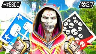 BRUTAL ASH 27 KILLS & 5300 DAMAGE WAS AMAZING (Apex Legends Gameplay)