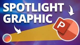 How to Create a Spotlight Graphic in PowerPoint [PPT TIPS!]