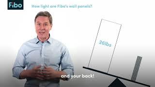 How light are Fibo's wall panels US