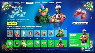 Fortnite Winterfest 2024! (ALL REWARDS)