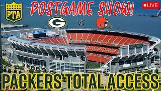 LIVE Green Bay Packers Cleveland Browns Postgame Show | Packers Total Access | #GoPackGo