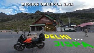 Non-Stop Delhi to Jispa in 1Day 12000ft High altitude Solo All India travel #tamil