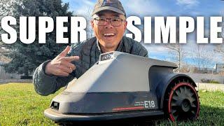 The EASIEST Robot Mower: EUFY E18 Review
