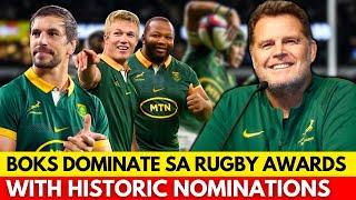 SA RUGBY AWARDS GO GREEN AND GOLD: SPRINGBOKS SHINE IN NOMINATIONS | SPRINGBOKS NEWS