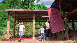 Stone Paving and Finishing the New Kitchen Roof | Family Farm