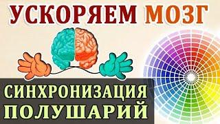 Развитие Мозга. Повышение Умственной Работоспособности. Синхронизация Полушарий Мозга