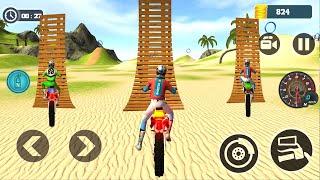 Extreme Motocross beach Bike Stunt Driving #3 - Motorbike Racing Best Bike game Android Gameplay