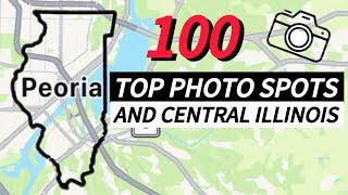 Peoria, IL Top Photo Spots Including Springfield and Champaign. Scenic Areas, Things to Do. #peoria