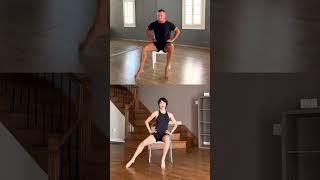 Perfect Chair Workout for ALL ages 🪑 #fitover40 #thighfatloss #abs