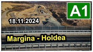 [A1] Margina - Holdea [18.11.2024], Autostrada A1 Lugoj - Deva | UMB | Adisan