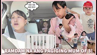 RAMDAM KO NA ANG PAGIGING MUM OF 3 TODAY! FIRST TIME E DRIVE ANG 3 KIDS! ️ | rhazevlogs