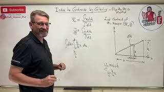 Statics: Lesson 42 - Intro to Centroid by Calculus Method, Flip the Strip Method