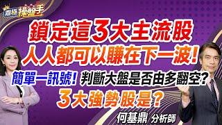 2024.05.16【鎖定這三大主流股 人人都可以賺在下一波！ 簡單一訊號！ 判斷大盤是否由多翻空？ 三大強勢股是？】#鼎極操盤手 何基鼎分析師