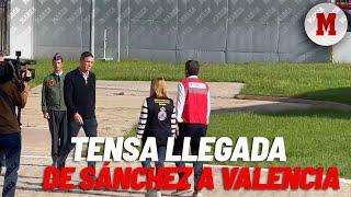 Así fue la tensa llegada de Pedro Sánchez a Valencia en helicóptero I MARCA