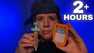 2+ HOURS of ASMR Roleplays For Sleep & Relaxation  (cranial, haircut, massage, etc.)