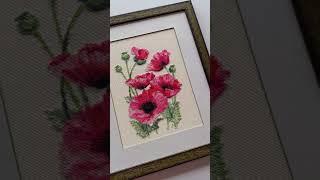 RIOLIS cross stitch kit review. 1775 Pink Poppies