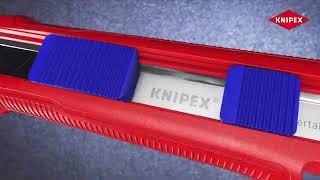 Knipex  德國 ▎專業美工刀  "CutiX" 90 10 165 BK