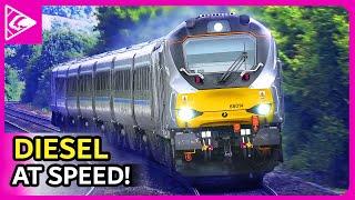 UK DIESEL Trains at SPEED 2024 