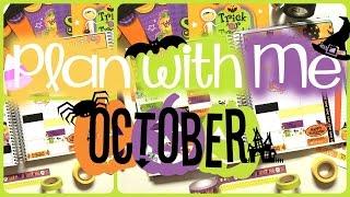 Plan With Me MONTHLY  October ️ Halloween