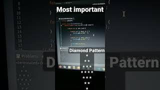 #Java Pattern Print Diamond Pattern Program Using #java programs