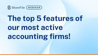 Webinar: ShareFile Accounting Experts