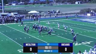 Brevard College vs NC Wesleyan ( MFB Nov 9 @ 12 PM)