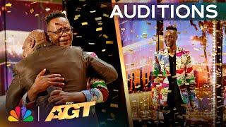 Comedian Learnmore Jonasi Gets The GOLDEN BUZZER From Terry Crews! | Auditions | AGT 2024