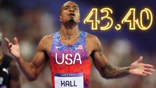 Quincy Hall Wins Olympic 400m Dash... A Star Was Born