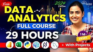 Data Analytics FULL Course for Beginners to Pro in 29 HOURS - 2024 Edition