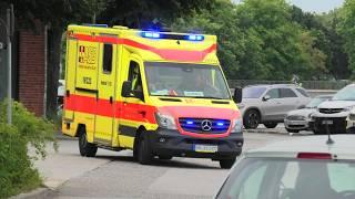 BF BERLINER TOR (RTW-E) ASB rettungswagen im einsatzfahrt ambulance emergency