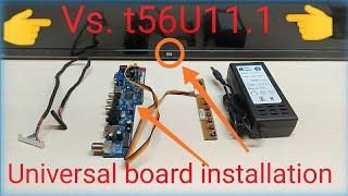 #sector_91_faridabad_haryana How to installation universal board  // universal board // vs. t56U11.2