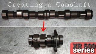 Rebuilding a Car Camshaft to  Motorcycle Camshaft - Honda XR 500 R - part 3.   -  Year 1982