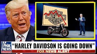 2 MINUTES AGO: TRUMP JUST DESTROYED HARLEY DAVIDSON!