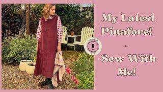 Creating My Newest Pinafore Design - Festive Outfit Inspiration