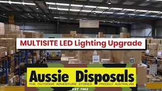 Aussie Disposals, 12 store ‘multisite’ LED Lighting Upgrade Well known retail store