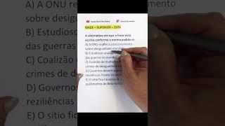 Questão de Concurso - IBADE #português #questãocomentada #aprovacao #concursos