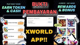 BUKTI PEMBAYARAN DI APLIKASI XWORLD! APP YANG MASIH LEGIT MEMBAYAR USDT DI TOUCH N GO #buatduit